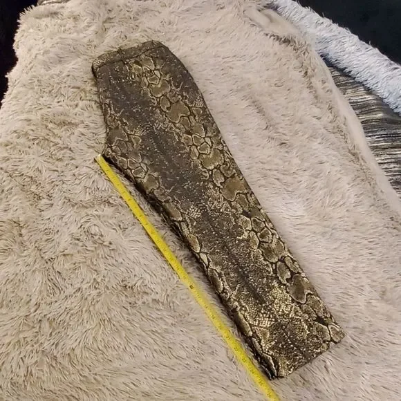 Sexy gold & black Worthington snake print pants - Picture 8 of 8